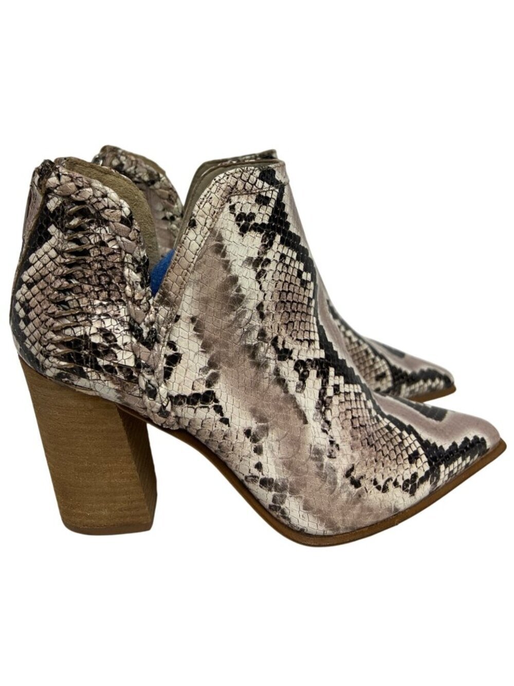 Vince Camuto Women's DelSimba Bootie Snakeskin Ankle Boot Size 8.5 Leather NEW